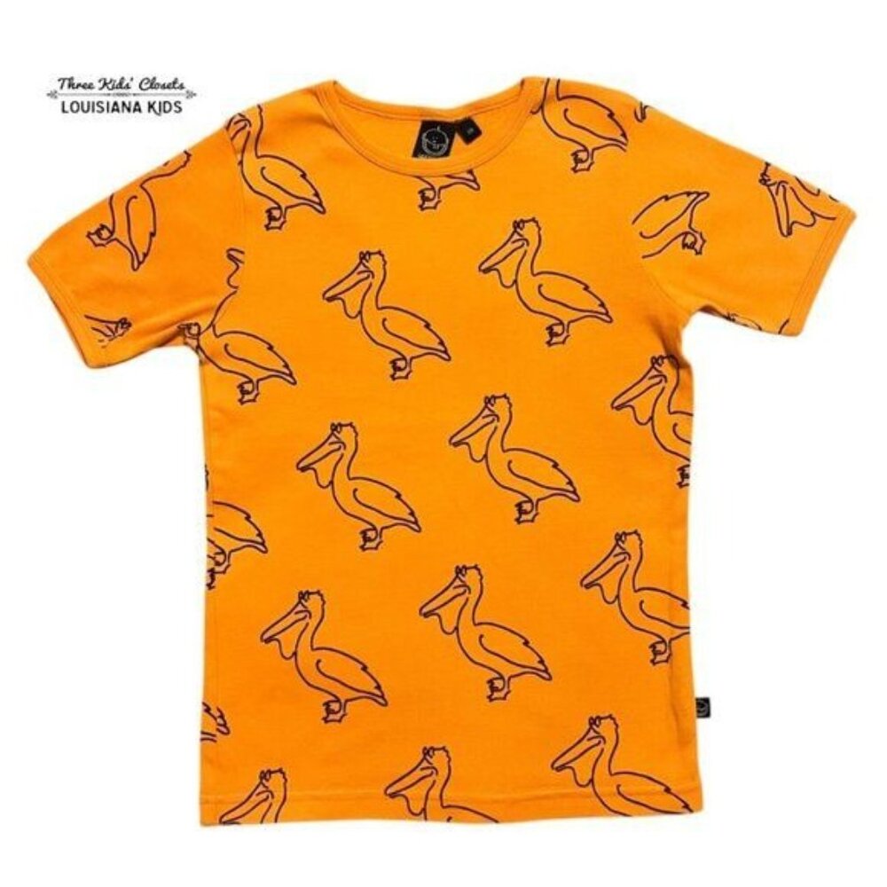 idaT Denmark Sz 128 (8Y) Orange Pelican Shirt